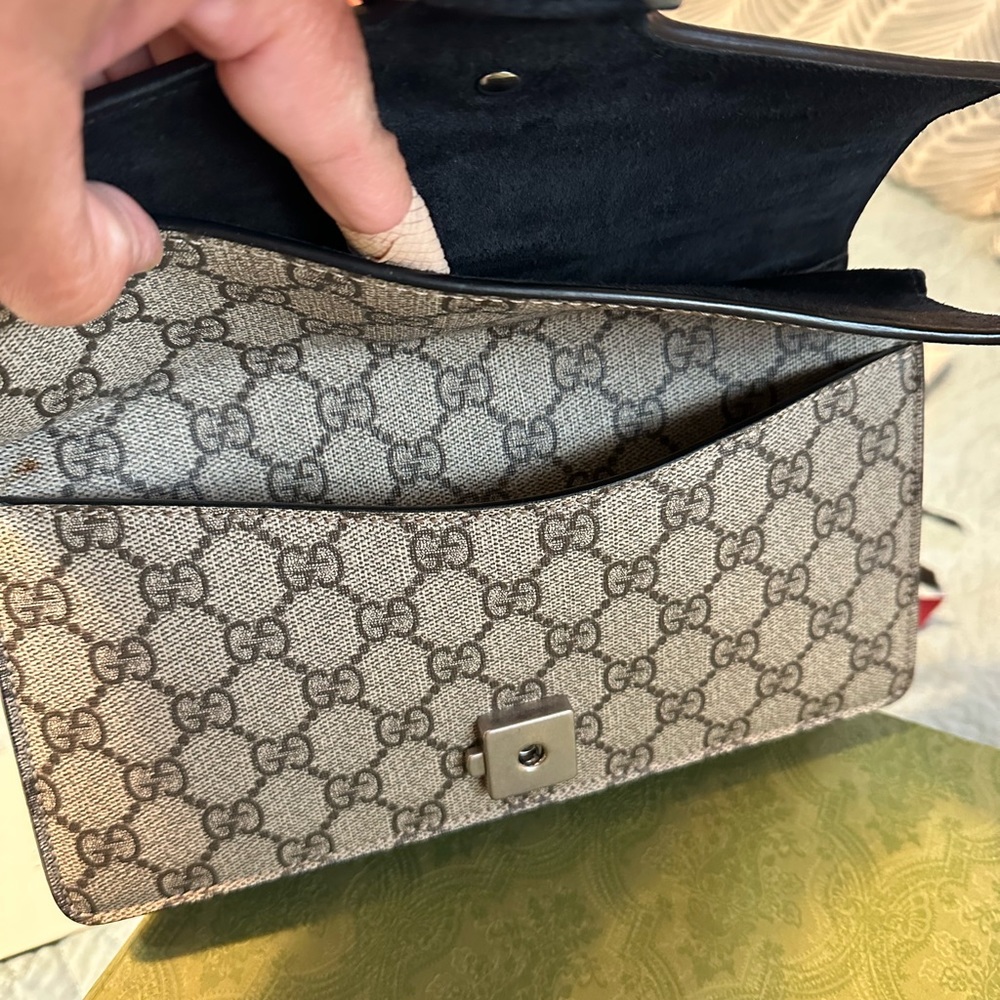 DIONYSUS RECTANGULAR BAG black suede - Picture 10 of 15